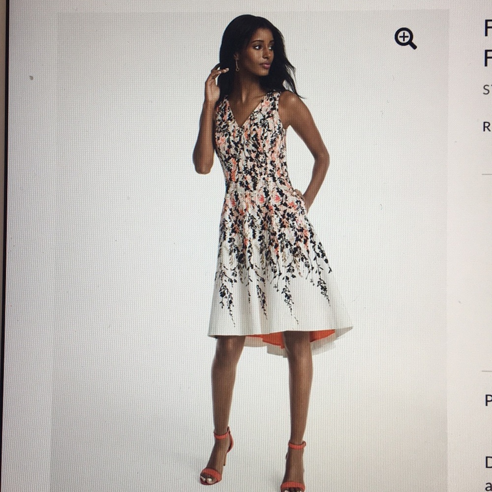 White House Black Market high low dress